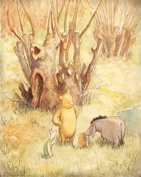 Classic Winnie The Pooh Pooh Wall Art Pooh Art Prints Girls Etsy