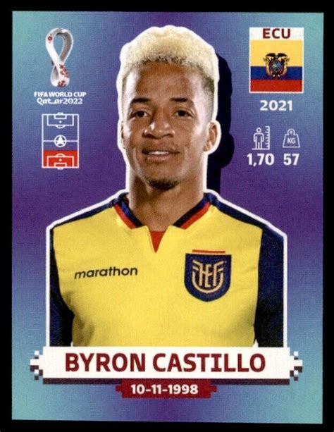 Panini World Cup 2022 Qatar Sticker Byron Castillo Ecuador No ECU6