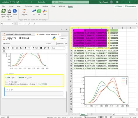 Python Jupyter Notebooks In Excel Pyxll