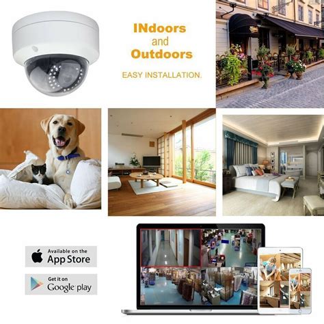 usamerit - Dahua Compatible 5MP Indoor/Outdoor Network POE IP Camera