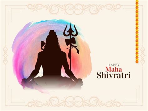 Beautiful Maha Shivratri Indian Cultural Festival Background 18984534