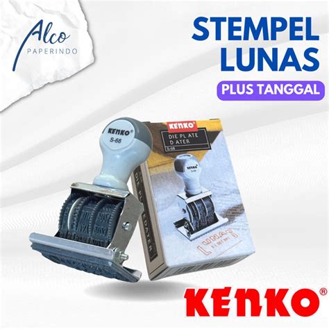 Jual Stempel Lunas Kenko Plus Tanggal Shopee Indonesia