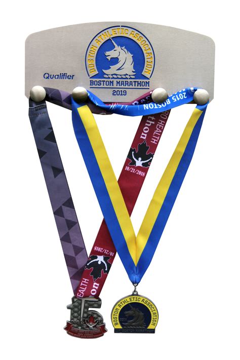 Official Boston Marathon 2019 Exclusive Edition Medal Displays