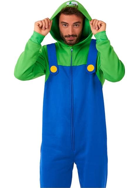 D Guisement Luigi Onesie Adulte Super Mario Bros Funidelia