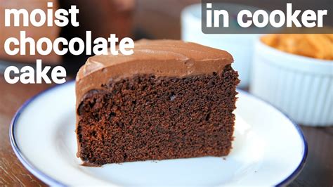 Super Moist Chocolate Cake Recipe In Cooker Eggless Chocolate Moist