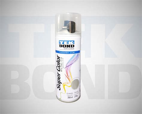 Tinta Spray Cromado Met Lico Ml Tek Bond Super Color Plastvel