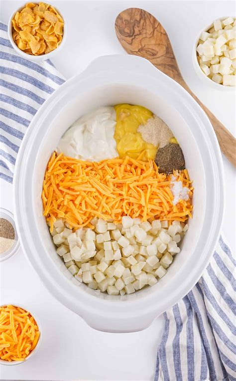 Crockpot Funeral Potatoes: Easy Hash Brown Casserole - An Alli Event