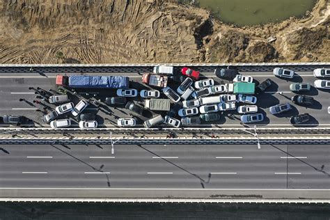 Gallery: Fog Causes 200-Vehicle Pile-Up - Caixin Global