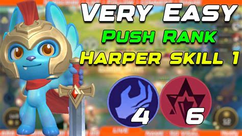 EASY PUSH RANK MAGIC CHESS WITH COMMANDER HARPER SKILL 1 YouTube