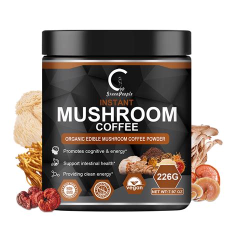 Café Orgánico Premium Con Hongos, 7 Hongos Superalimentos - Café