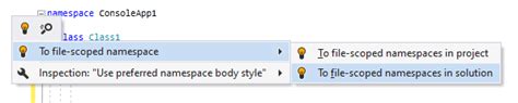 Code Syntax Style File Scoped Namespaces Resharper Documentation