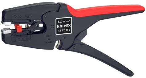 Pince à dénuder automatique 0 03 10 mm² droite Knipex 12 42