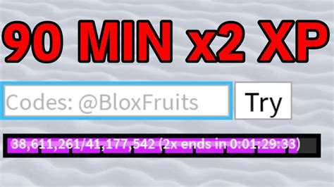 2x Xp Codes Blox Fruits 2024 June Donnie Odilia