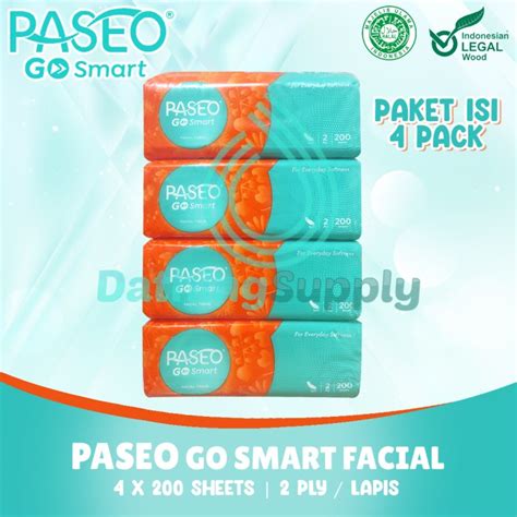 Jual Paket Pack Paseo Go Smart Facial Sheet Tisu Wajah Travel