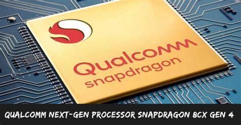 Qualcomm Next Gen Processor Snapdragon 8cx Gen 4 Leaks As Apple M Series Rival Tech Ballad