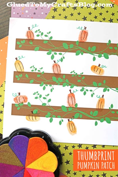 Thumbprint Pumpkin Patch Craft