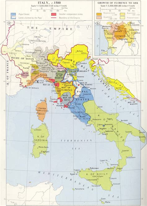 Papal States Map 5314 | VIZUALIZE