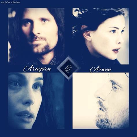 Middle Earth Pairings 2 7 Aragorn And Arwen By Heather Sondreal Aragorn And Arwen The Hobbit