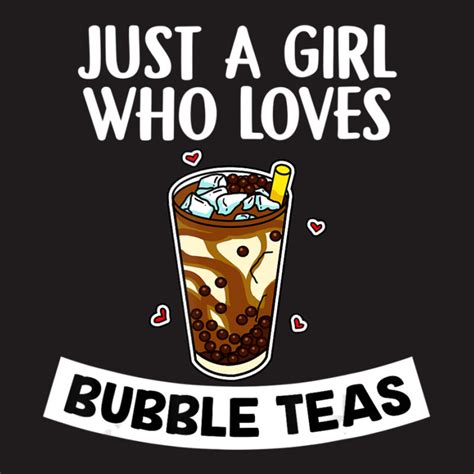 Just A Girl Who Loves Bubble Teas Cute Boba Tea Lover Waist Apron By Thangdinhsinhelf Artistshot