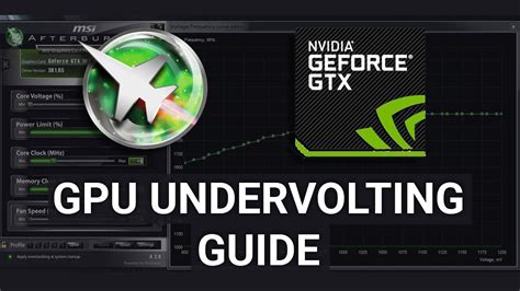 How To PROPERLY Undervolt Your GPU Feat GTX 1060 YouTube