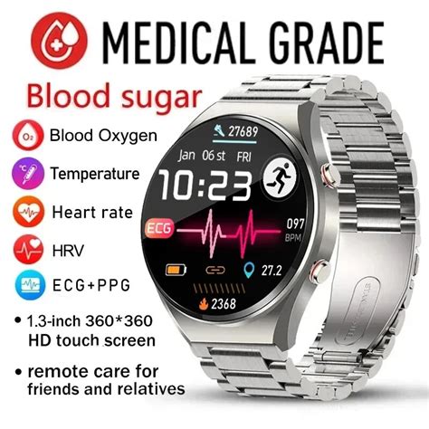 Kavsumi New Medical Level Health Monitoring Ppg Ecg Smart Watch Men