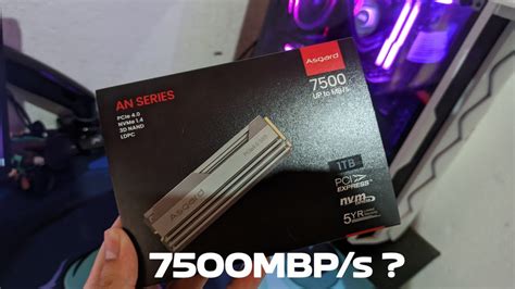 Asgard An M Nvme Pcie Tb Melhor Ssd Do Mercado Youtube