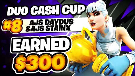 デュオキャッシュカップ決勝8位！8th Place In Duo Cash Cup Finals 300 🏆 【フォートナイト Fortnite】stain Daydus