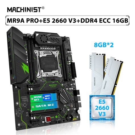 MACHINIST Placa Base MR9A PRO X99 Procesador Xeno E5 2660 V3 CPU LGA