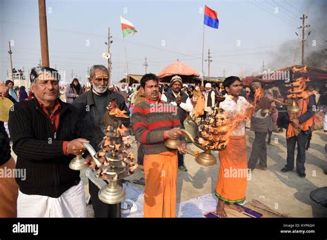 Allahabad Uttar Pradesh India 16th Jan 2018 Allahabad Hindu