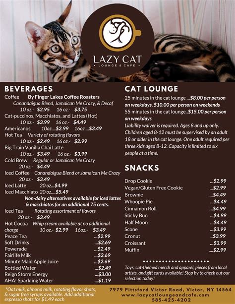 Reservations — Lazy Cat Lounge & Cafe