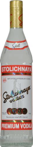 Stolichnaya Vodka, 750 Ml - Fry’s Food Stores