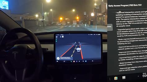 FSD Beta 10 9 Brings Improvements And Paves Way For Further