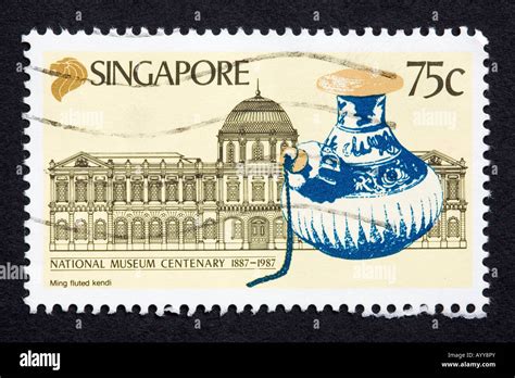 Singapore Postage Stamp Stock Photo Alamy