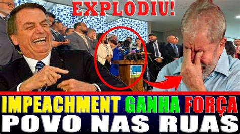 HISTÓRICO NÚMERO DE ASSINATURAS PARA IMPEACHMENT DE LULA ENTRA