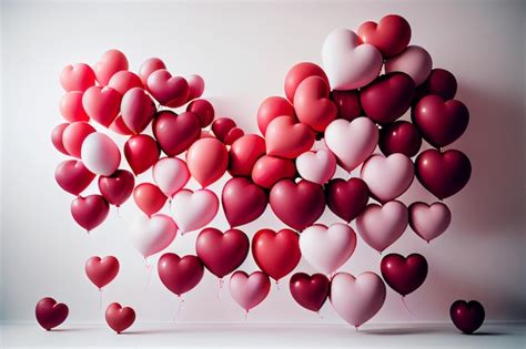 Premium Photo | Valentine's Day Heart Shaped Balloons