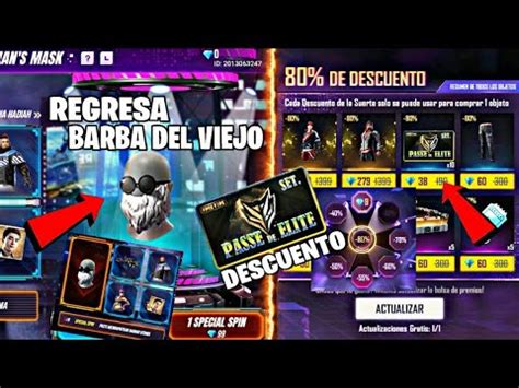 Descuento De Pase Lite Septiembre Free Fire Regresa La Barba Del