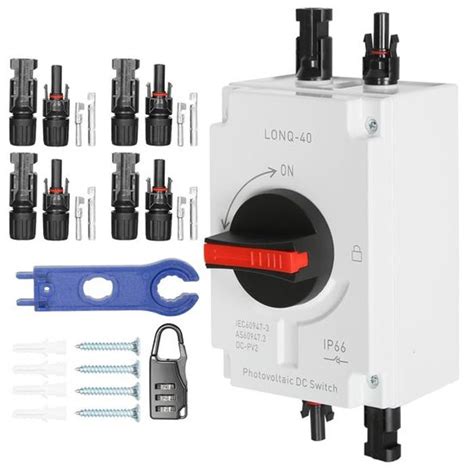 Disjoncteur Dc Solaire Interrupteur Sectionneur D Isolation Cc