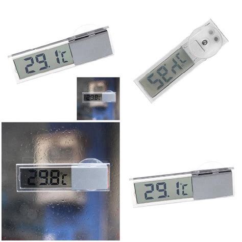 Car Thermometer Osculum Type Celsius Fahrenheit LCD Digital