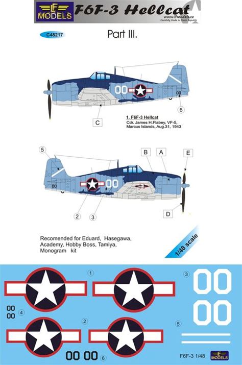 LF Models C48217 Grumman F6F 3 Hellcat Part III