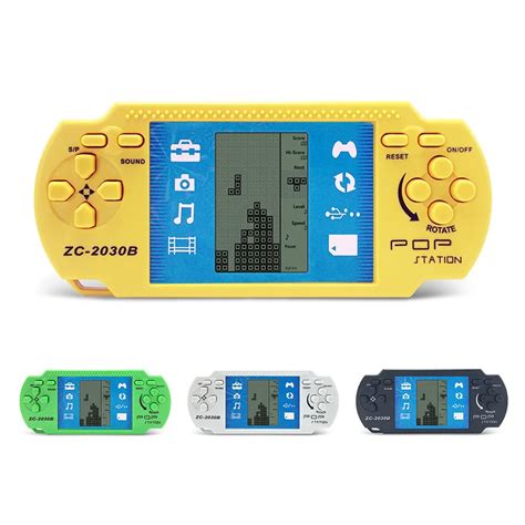 2pcs Children Classical Player Retro Portable Tetris Handheld Video ...