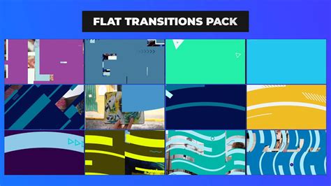 Flat Transition Pack After Effects Template YouTube