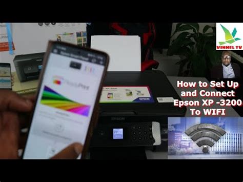 How To Set Up Connect Epson XP 3200 Wireless Printer To WIFI YouTube