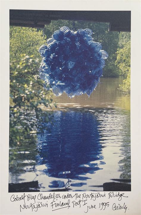 Dale Chihuly Vintage Print 1995 Auction