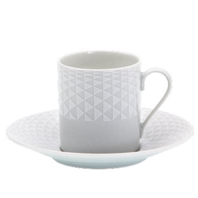 Losanges Tasse Et Soucoupe Caf Litre Porcelaine Fine