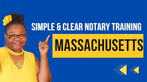 Massachusetts Notary Training General Notary Work Loan Signing Agent