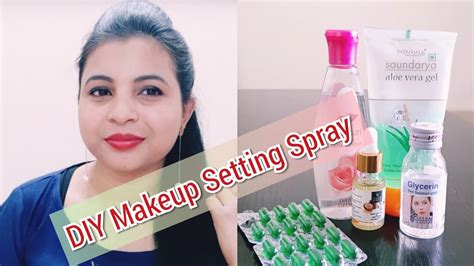 How To Make Makeup Setting Spray At Home Diy Makeup Fixing Spray Chemical Free Youtube