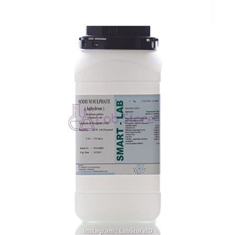 Jual Sodium Sulphate Anhydrous Natrium Sulfat Ar Kg Smartlab A