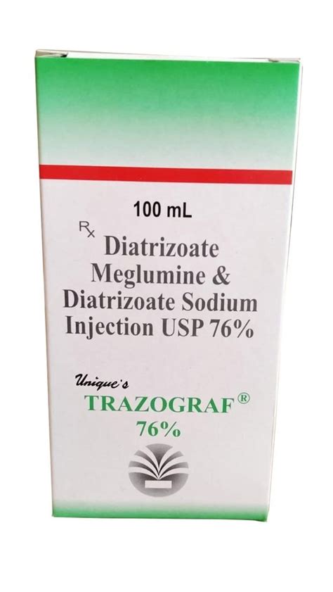 Diatrizoate Meglumine and Diatrizoate Sodium Injection USP at ₹ 650/piece | Gopal Vihar | New ...