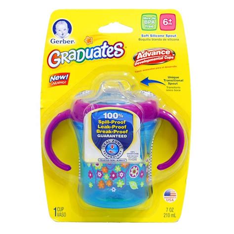 NUK Gerber Graduates Sippy Cup w/ Trainer - 7 oz - Colors May Vary | Sippy, Sippy cup, Zone 2