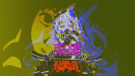 Wallpaper Vaporwave Mask White Hair 1920x1080 Ivayla 2193947 Hd Wallpapers Wallhere